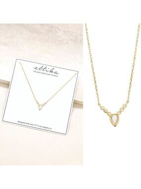 Ettika Kyocera Opal Necklace